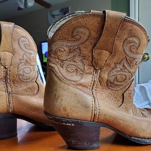 Durango Women's Short Cowboy Boots - Size 8.5